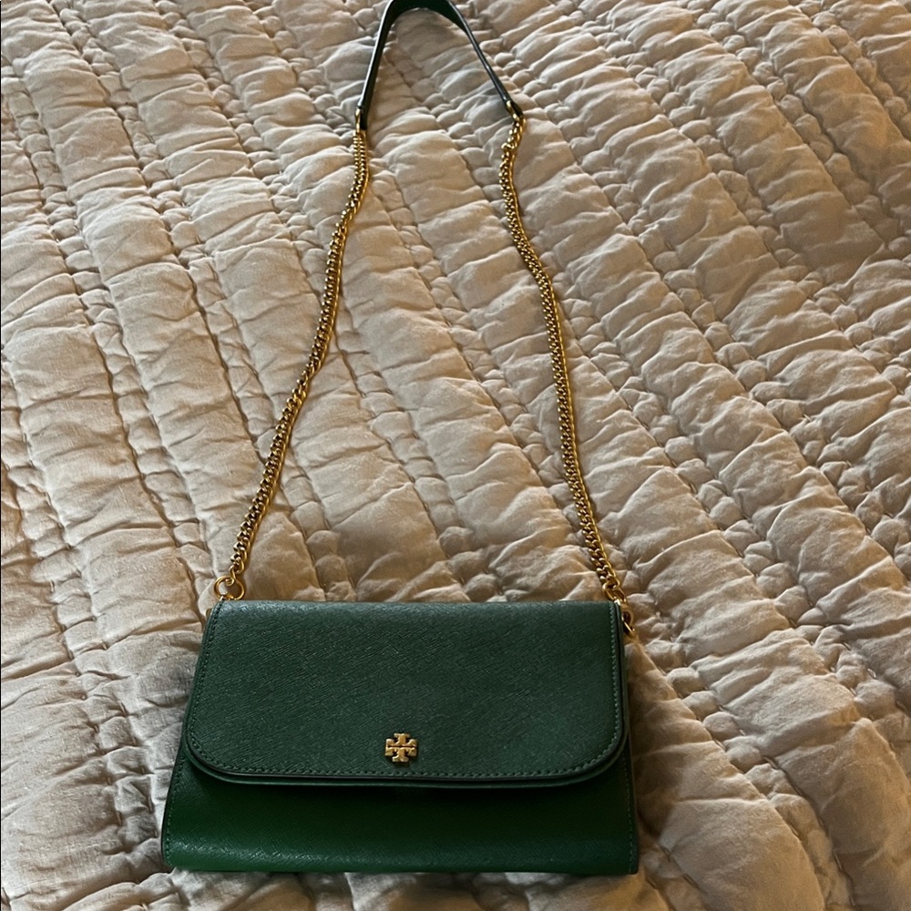 Tory Burch Emerald Green Crossbody Bag - Picture 2 of 8